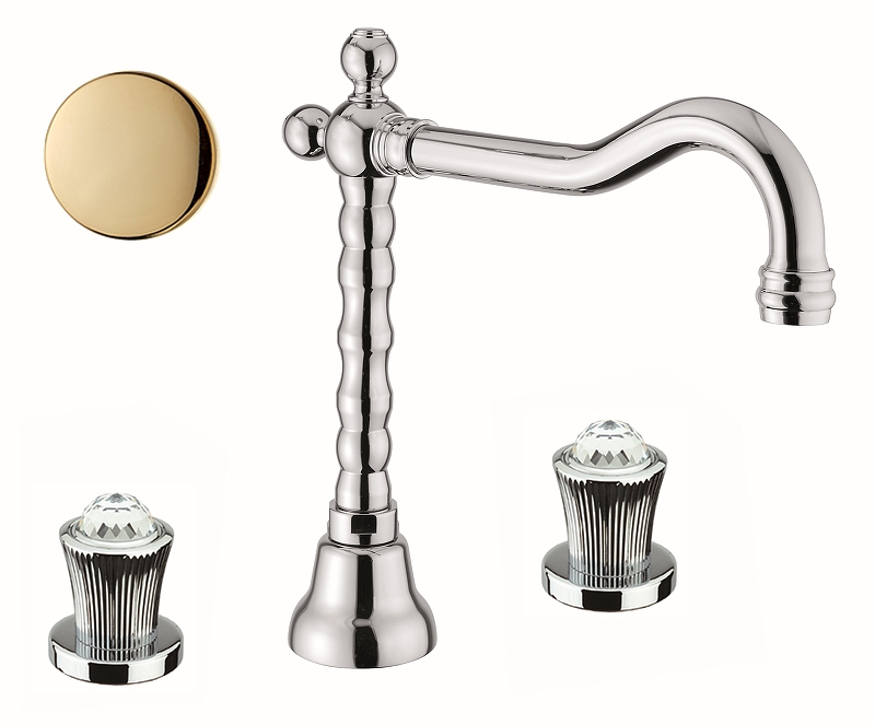 Смеситель для раковины Fiore Venere Sky 13OO0637 цвет Золото