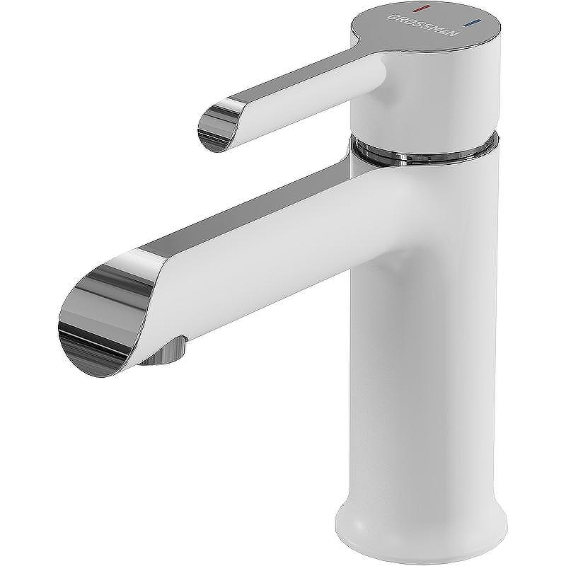 Смеситель для раковины Grossman Alba 510.K35.06.100/000 цвет Белый Хром