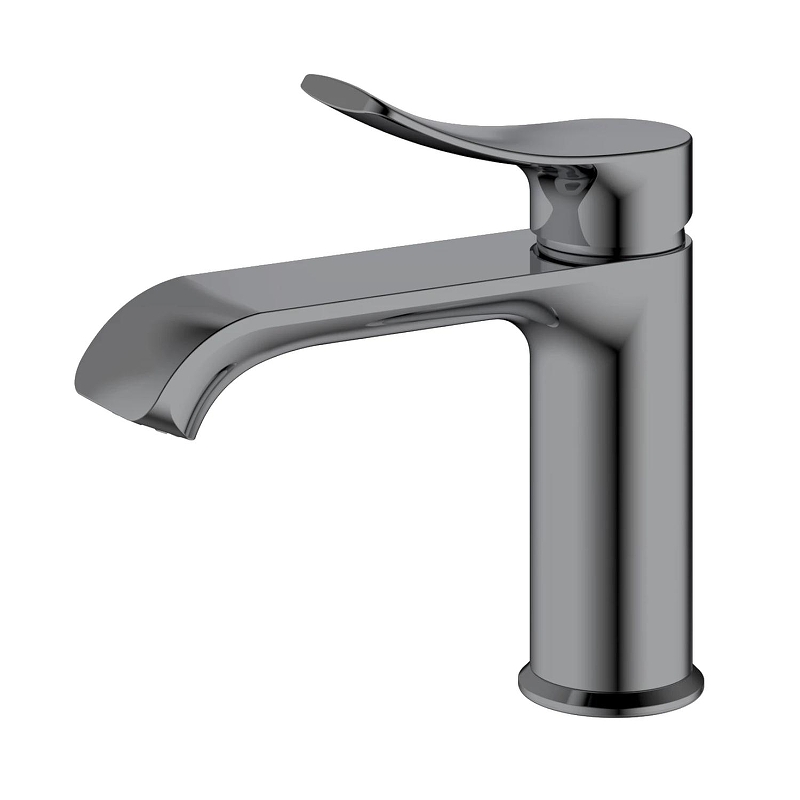 Смеситель для раковины Haiba HB10553-3 цвет Оружейная сталь
