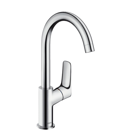 Смеситель для раковины Hansgrohe Logis 71130000 210 mm с донным клапаном