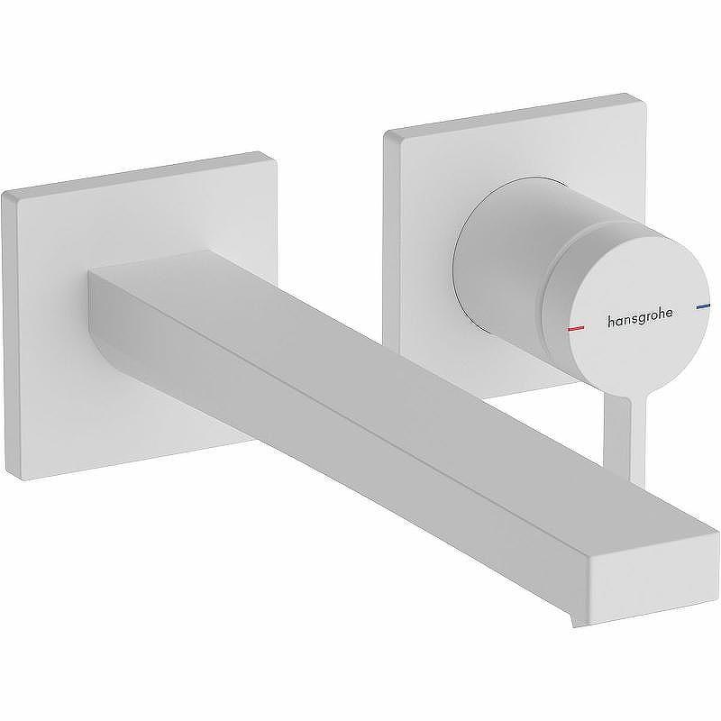 Смеситель для раковины Hansgrohe Tecturis E 73051700 Белый матовый