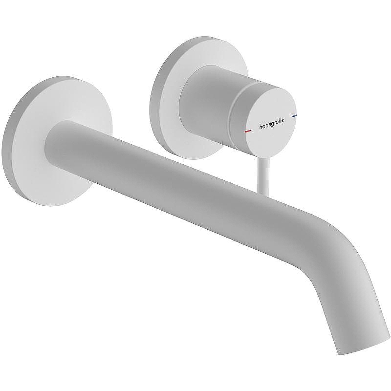 Смеситель для раковины Hansgrohe Tecturis S 73351700 Белый матовый