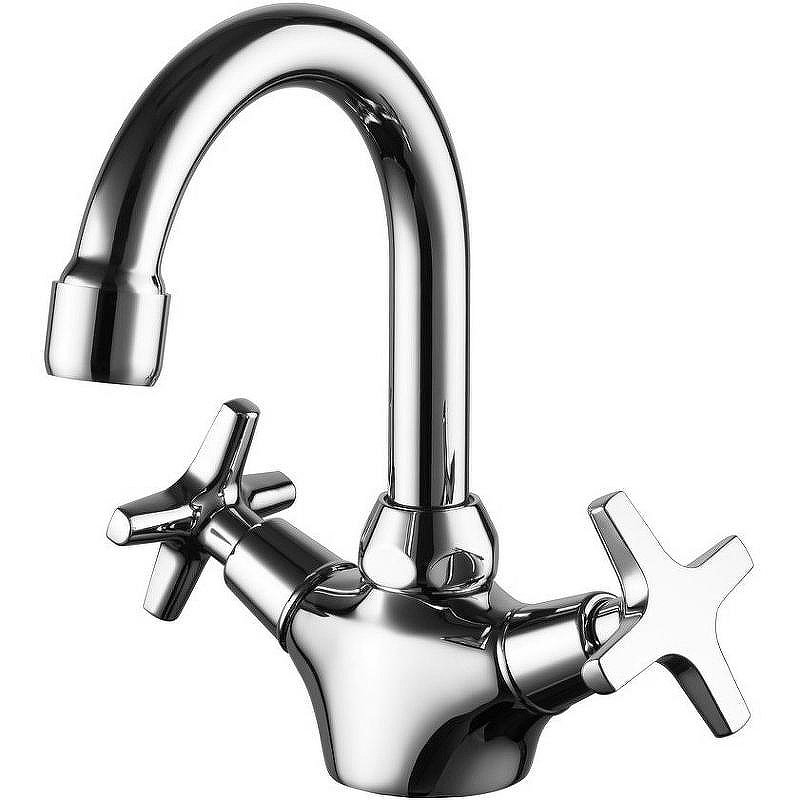 Смеситель для раковины Kaiser Crystal 28111 Хром