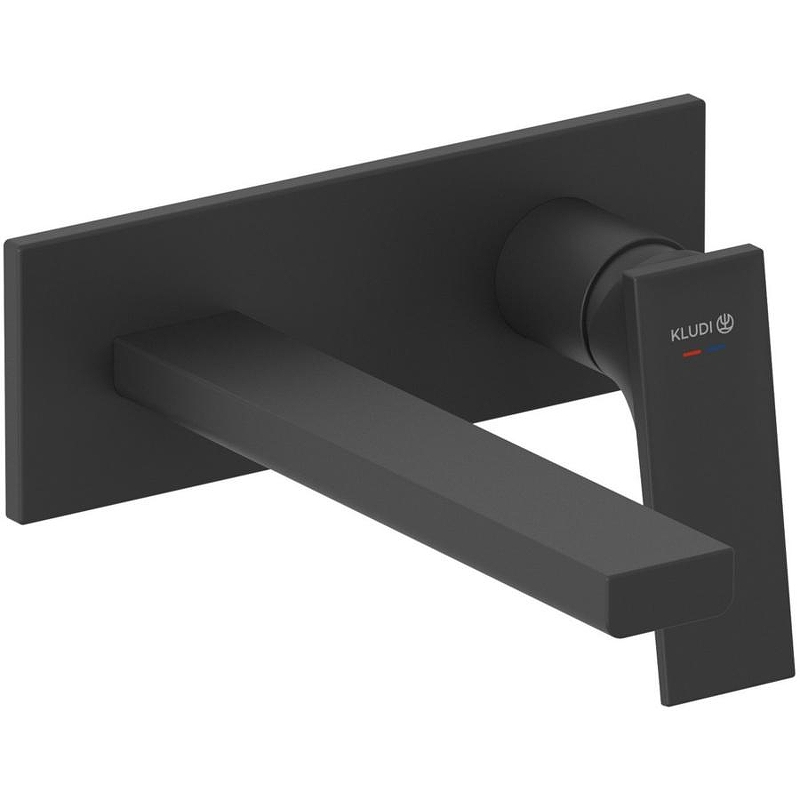 Смеситель для раковины Kludi Decus 542443975 Черный матовый