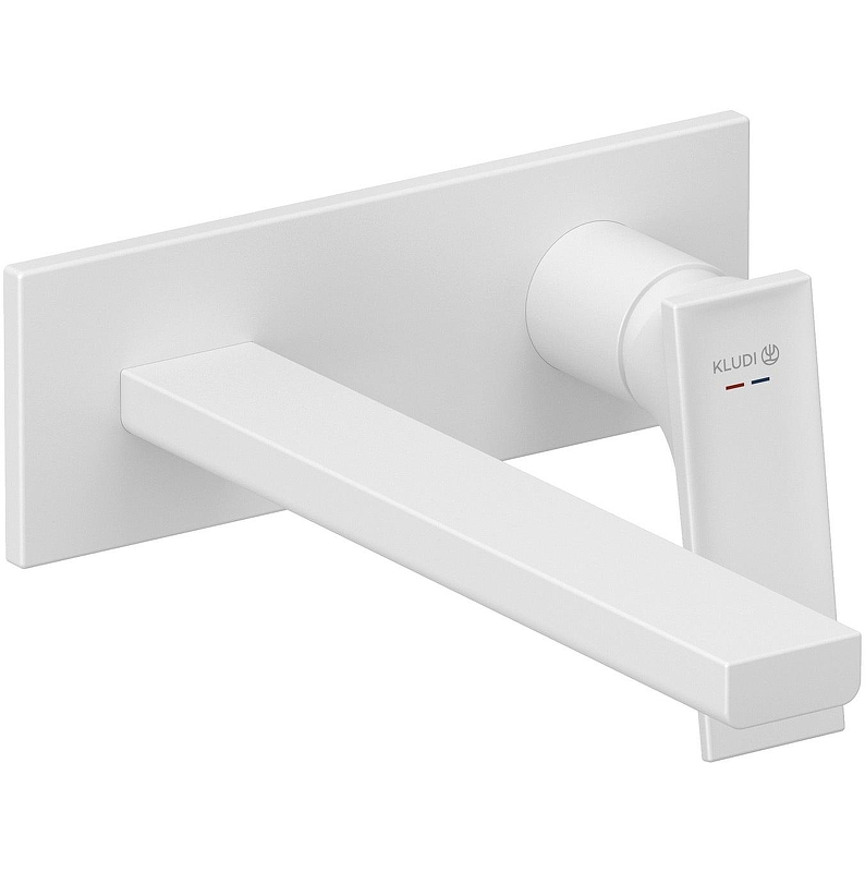 Смеситель для раковины Kludi Decus 542455375 Белый матовый