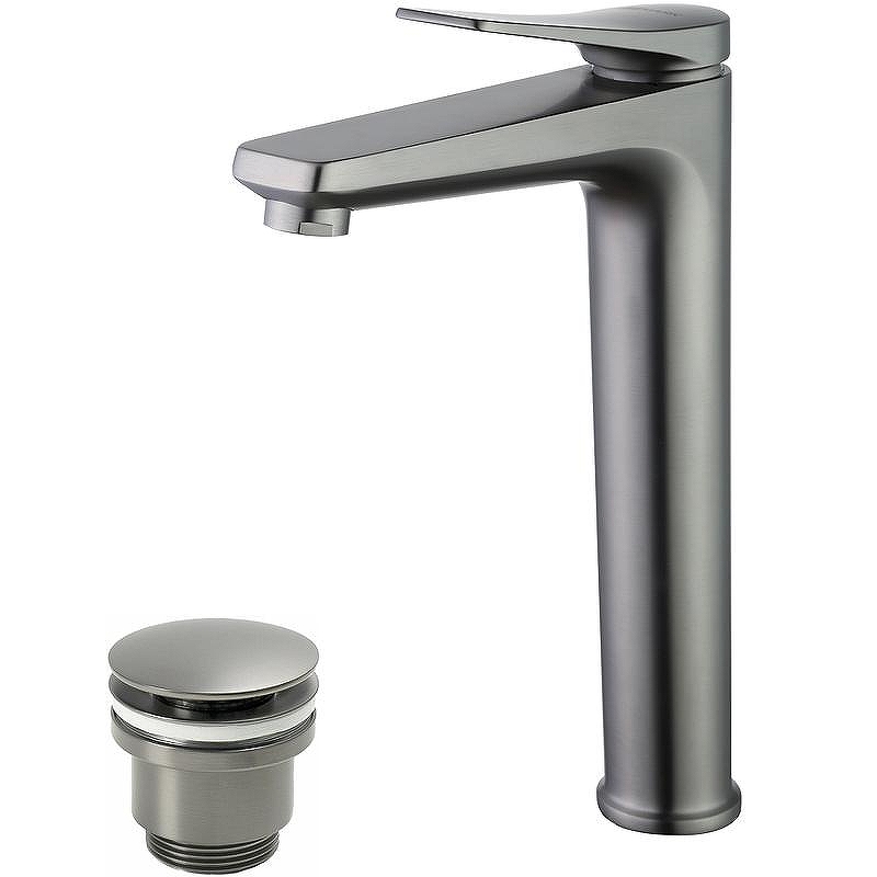Смеситель для раковины Lemark Bronx LM3709GM Графит