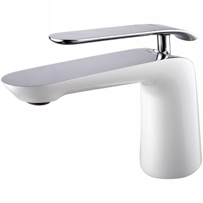 Смеситель для раковины Lemark Melange LM4906CW Белый Хром
