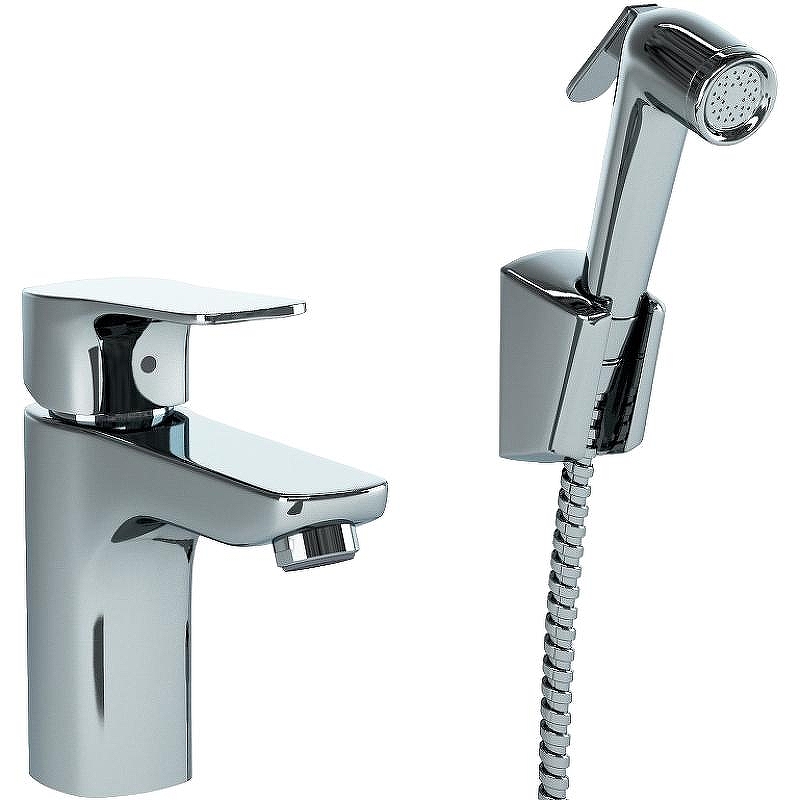 Смеситель для раковины Paini Viva Style P4CR205/574 с гигиеническим душем Хром