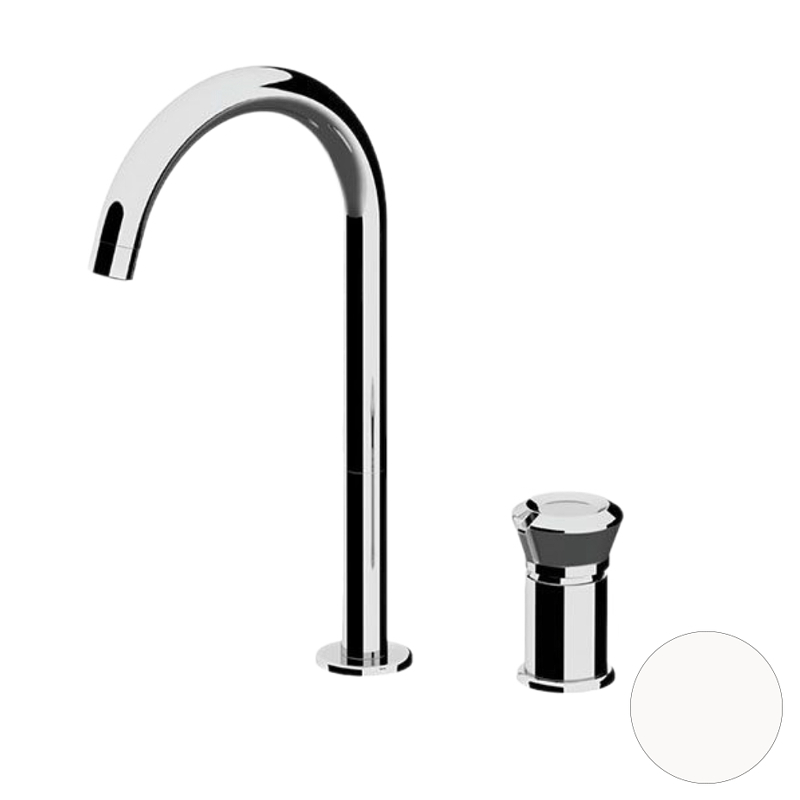 Смеситель для раковины Remer Element ET57LBO цвет Белый матовый