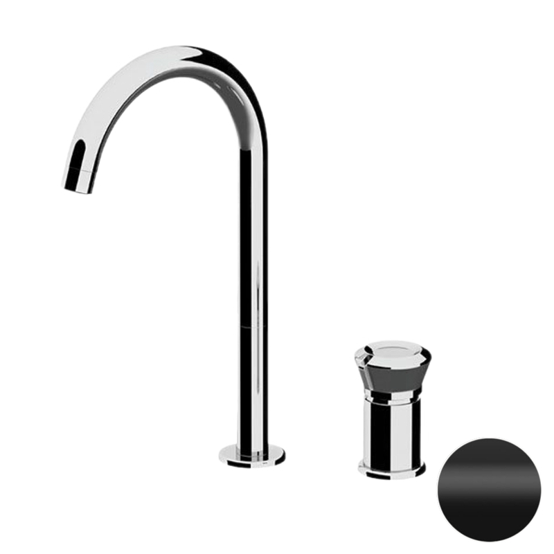 Смеситель для раковины Remer Element ET57LNO цвет Черный матовый