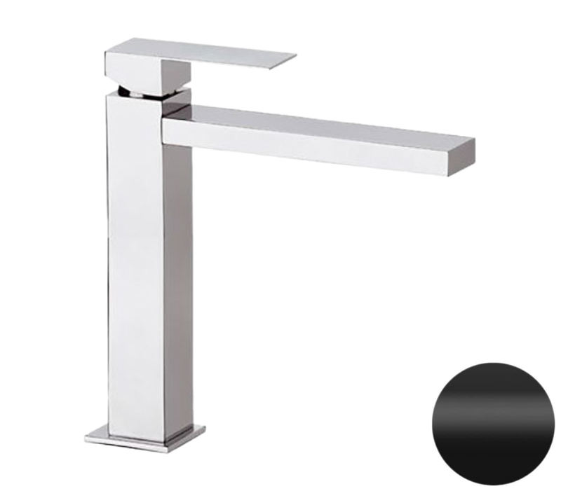 Смеситель для раковины Remer Q-Design QD11LNO цвет Черный матовый