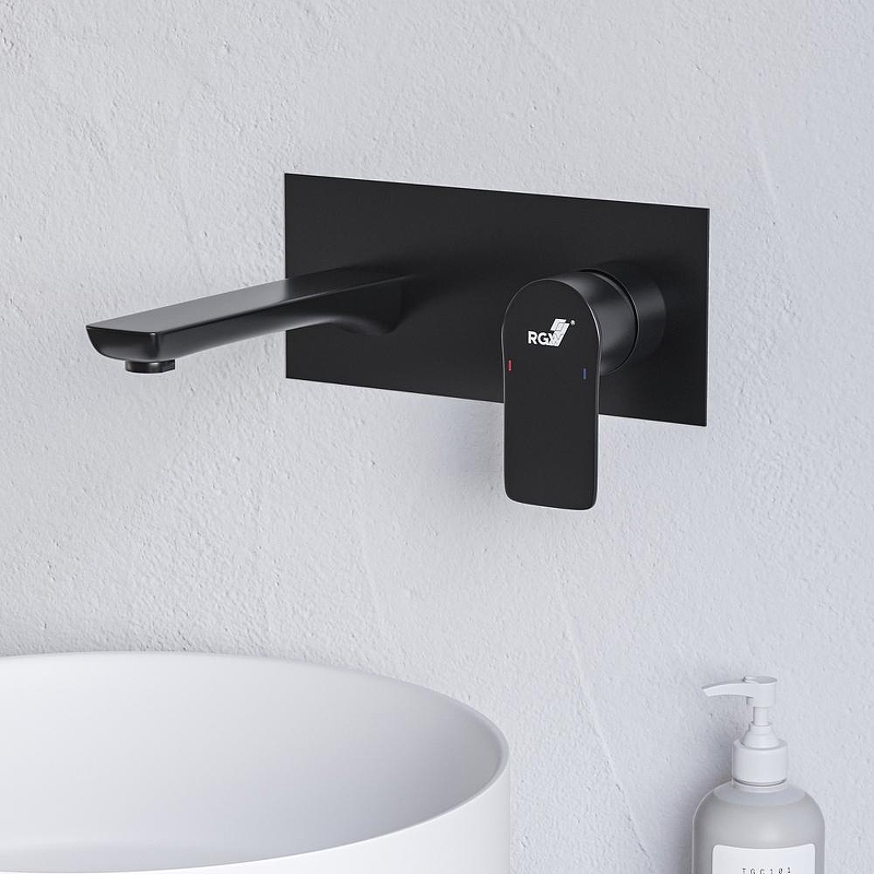 Смеситель для раковины RGW Shower Panels SP-46B 51140546-04 Черный матовый