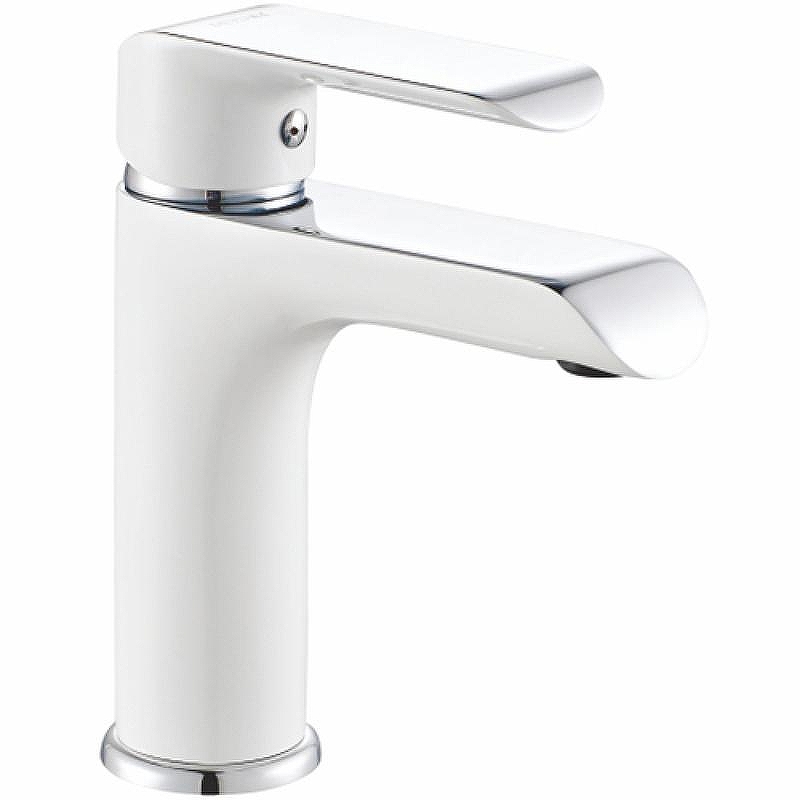 Смеситель для раковины Rose R21F R2101F Белый Хром