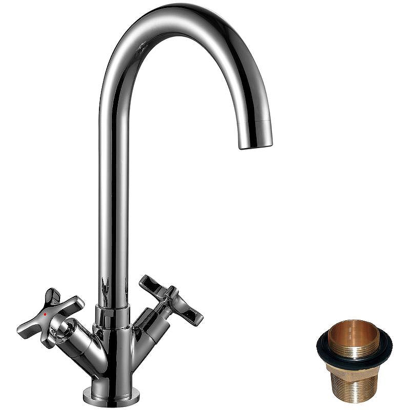 Смеситель для раковины Rossinka RS39-72U Хром