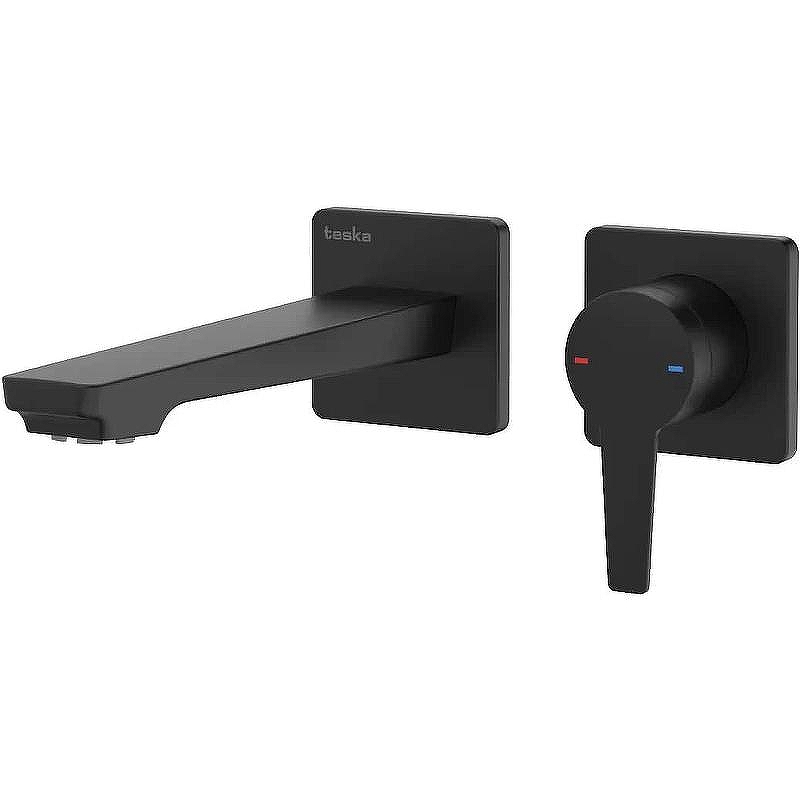 Смеситель для раковины Teska Liva E5408 Черный матовый