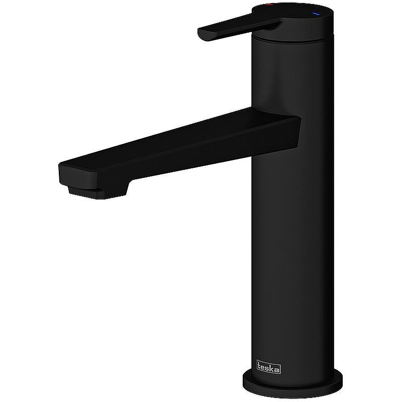 Смеситель для раковины Teska Liva Leo S E5414 Черный матовый