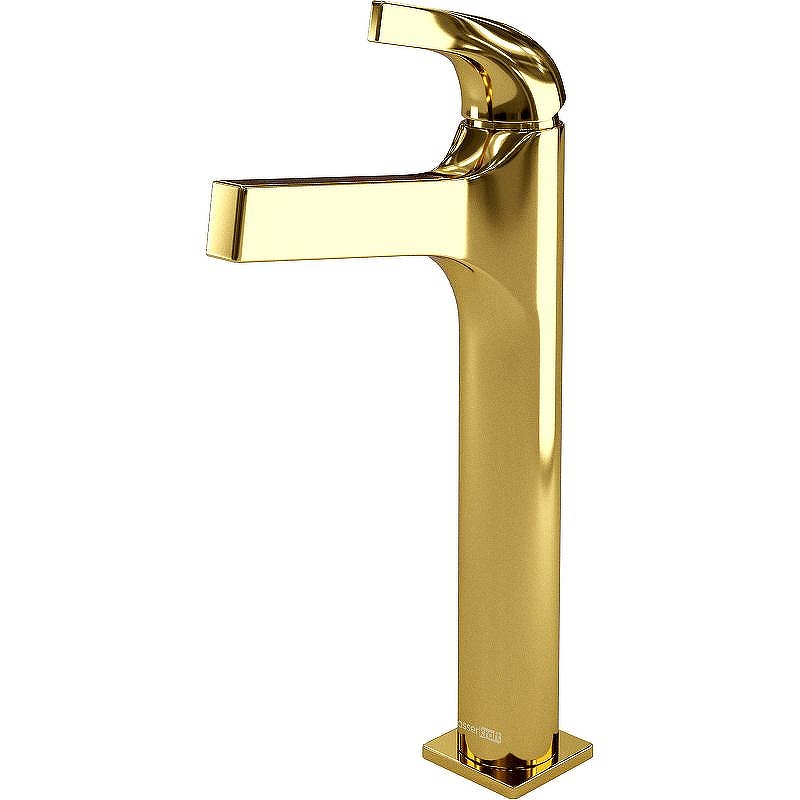 Смеситель для раковины WasserKRAFT Sauer 7103H Золото