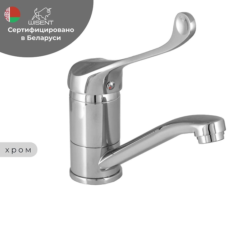 Смеситель для раковины Wisent W45279-1 цвет Хром
