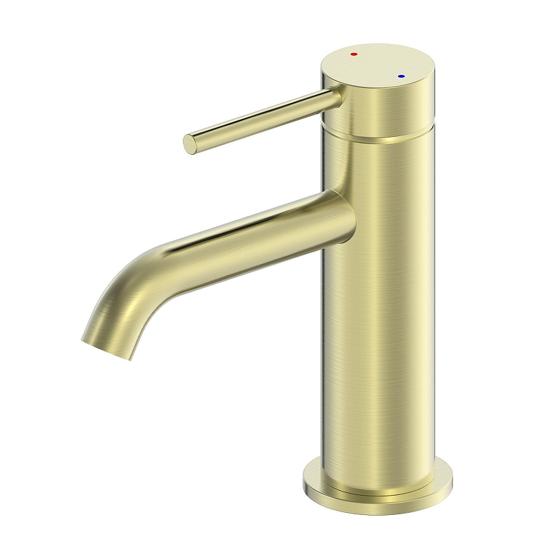 Смеситель для раковины Wonzon & Woghand Stick WW-88139017-BG цвет Брашированное золото