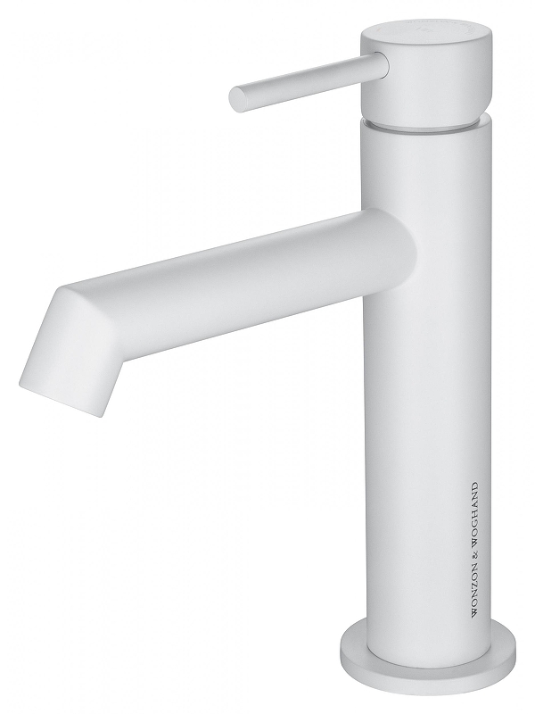 Смеситель для раковины Wonzon & Woghand WW-H1063-MW цвет Белый матовый