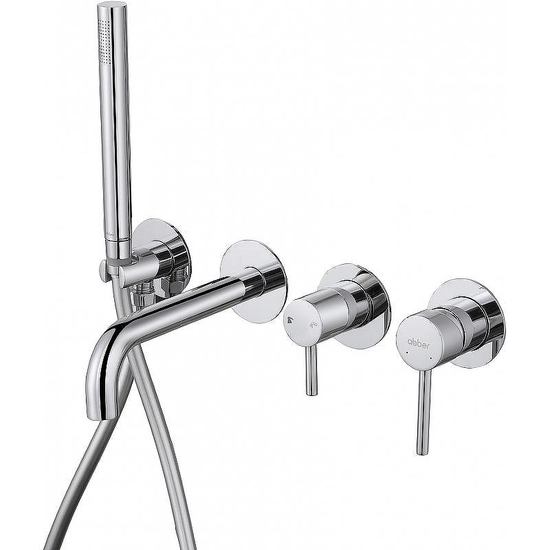 Смеситель для ванны Abber Wasser Kreis AF8130 Хром