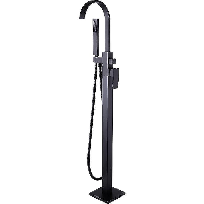 Смеситель для ванны Abber Wasserfall AF8615B Черный матовый