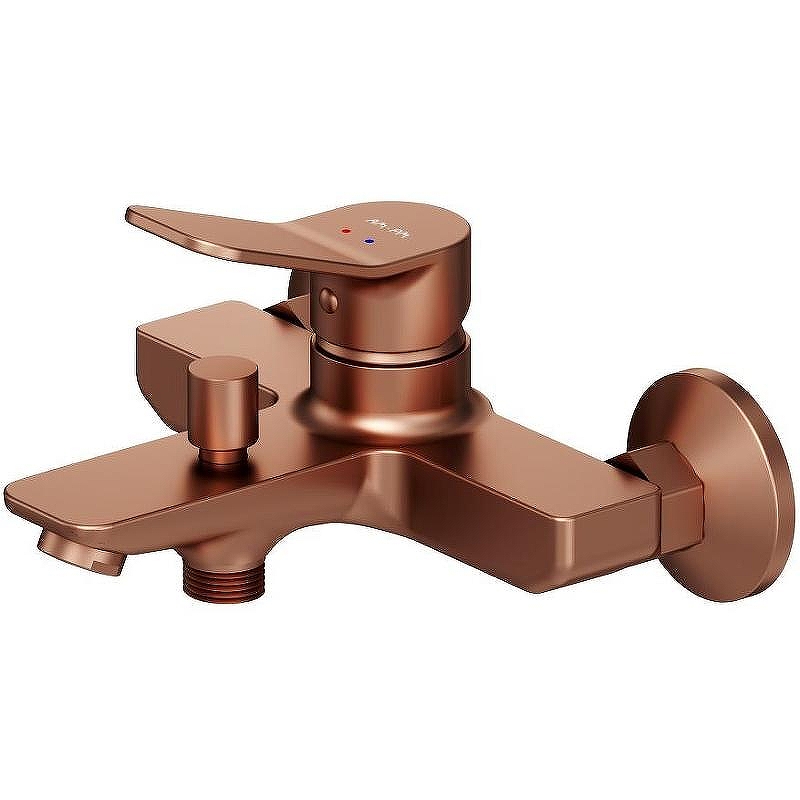 Смеситель для ванны AM.PM X-Joy F85A10044 Розовое золото