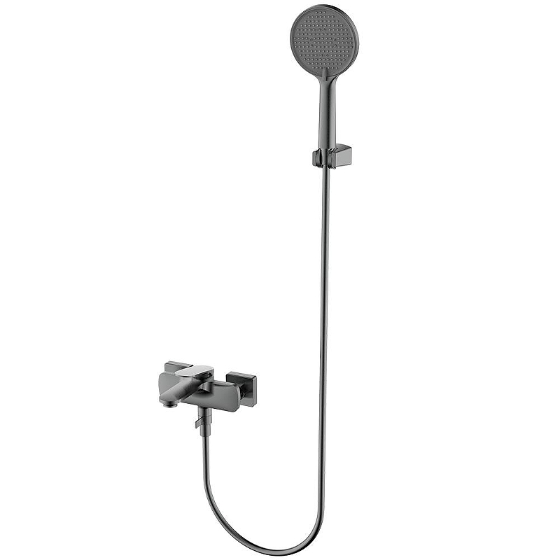 Смеситель для ванны AQUAme Imola AQM6712GM цвет Оружейная сталь