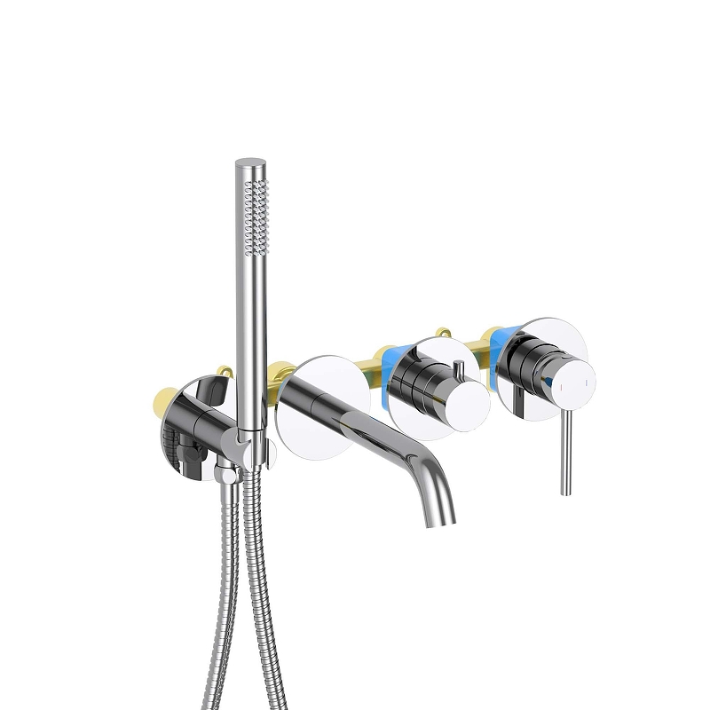 Смеситель для ванны Aquatek Европа AQ1344CR цвет Хром