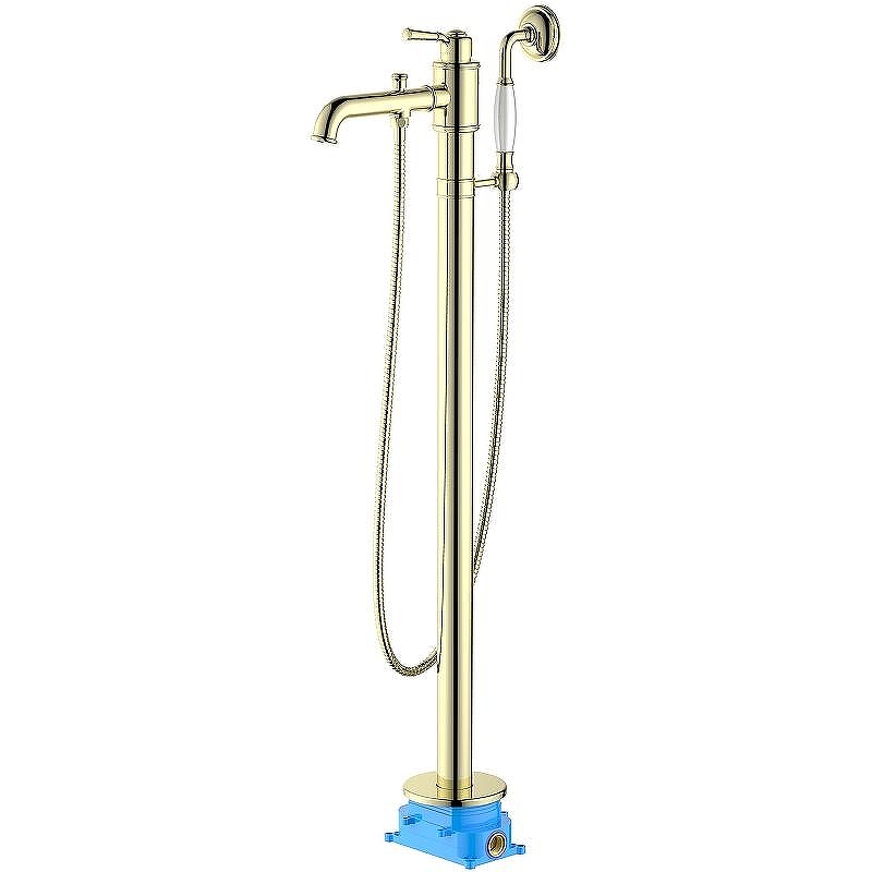 Смеситель для ванны Aquatek Классик AQ1545PG Золото полированное
