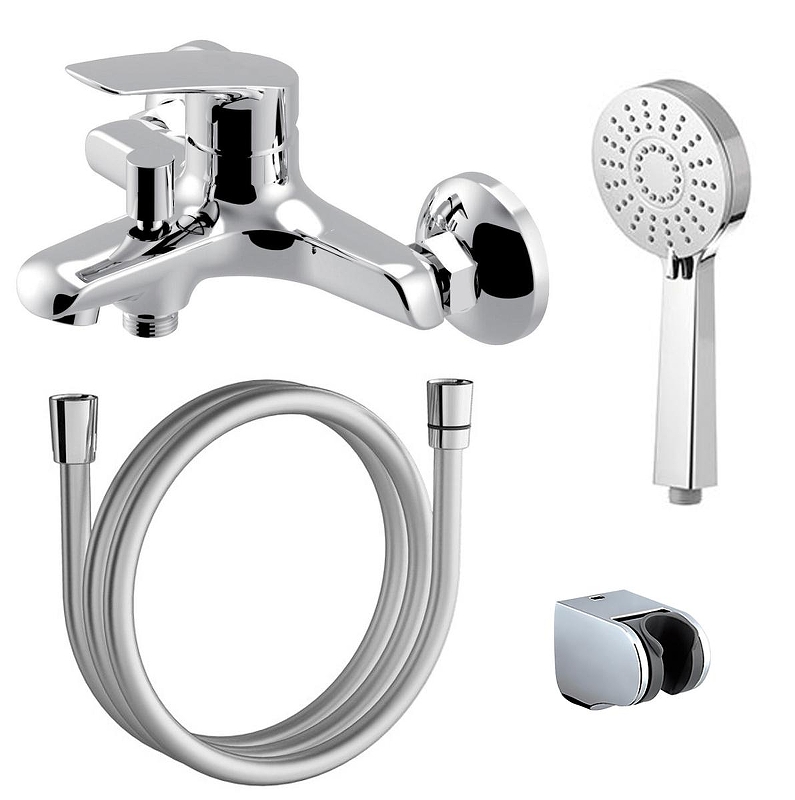 Смеситель для ванны Azario Tavira AZ-WKE238040C цвет Хром