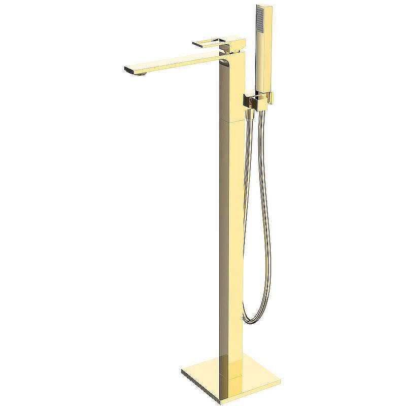 Смеситель для ванны BelBagno Luce LUC-FMT-ORO Золото