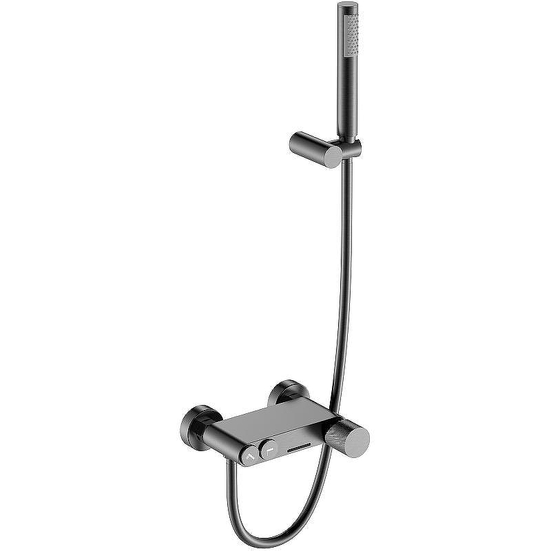 Смеситель для ванны Boheme Stick 123-GM.2 Оружейная сталь