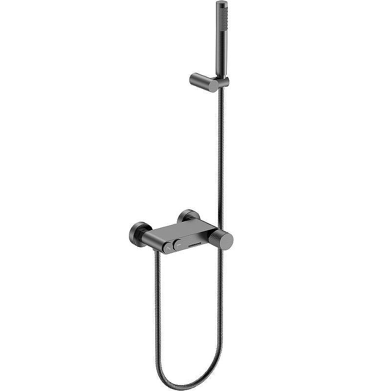 Смеситель для ванны Boheme Stick 123-GM.4 Оружейная сталь