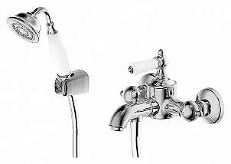 Смеситель для ванны Bravat Art F675109C-B Хром