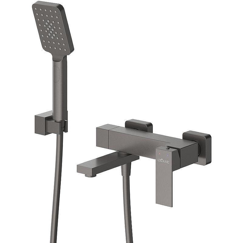 Смеситель для ванны Cezares Slider SLIDER-VD-GM Оружейная сталь