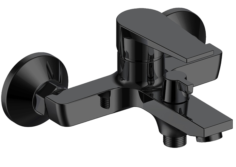 Смеситель для ванны ESKO Budapest black BT54B цвет Черный матовый