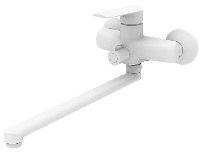 Смеситель для ванны ESKO Lagos White LG31W универсальный цвет Белый матовый