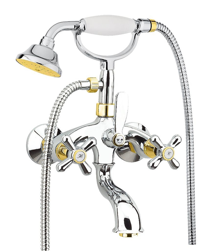 Смеситель для ванны Fiore Margot 26CO0600 цвет Хром Золото