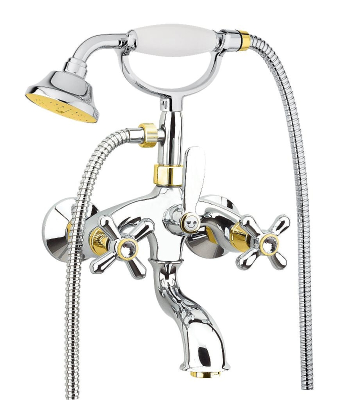 Смеситель для ванны Fiore Margot Sky 01CO0600 цвет Хром Золото