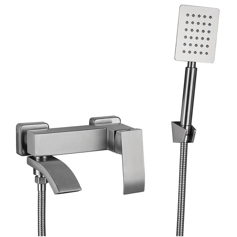 Смеситель для ванны Fmark FS8624-1 цвет Сатин