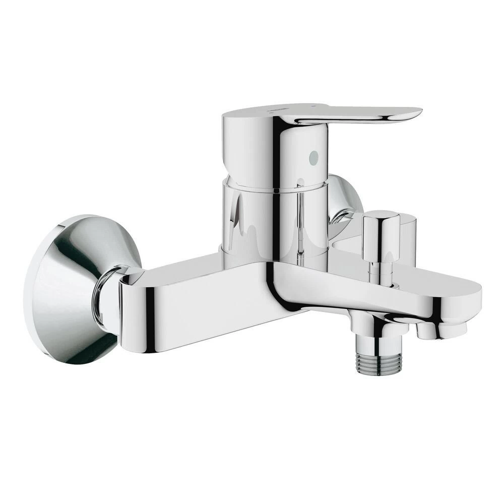 Смеситель для ванны Grohe BauEdge хром однорычажный с коротким изливом без лейки (23334000)
