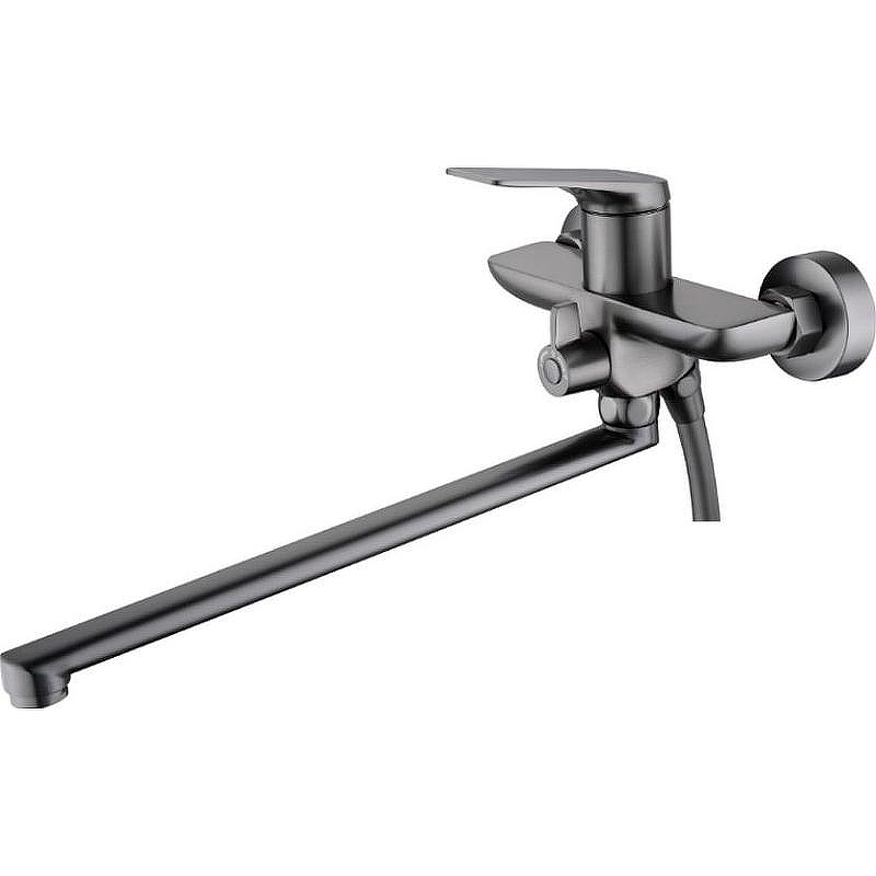 Смеситель для ванны Haiba HB22816-3 универсальный Оружейная сталь