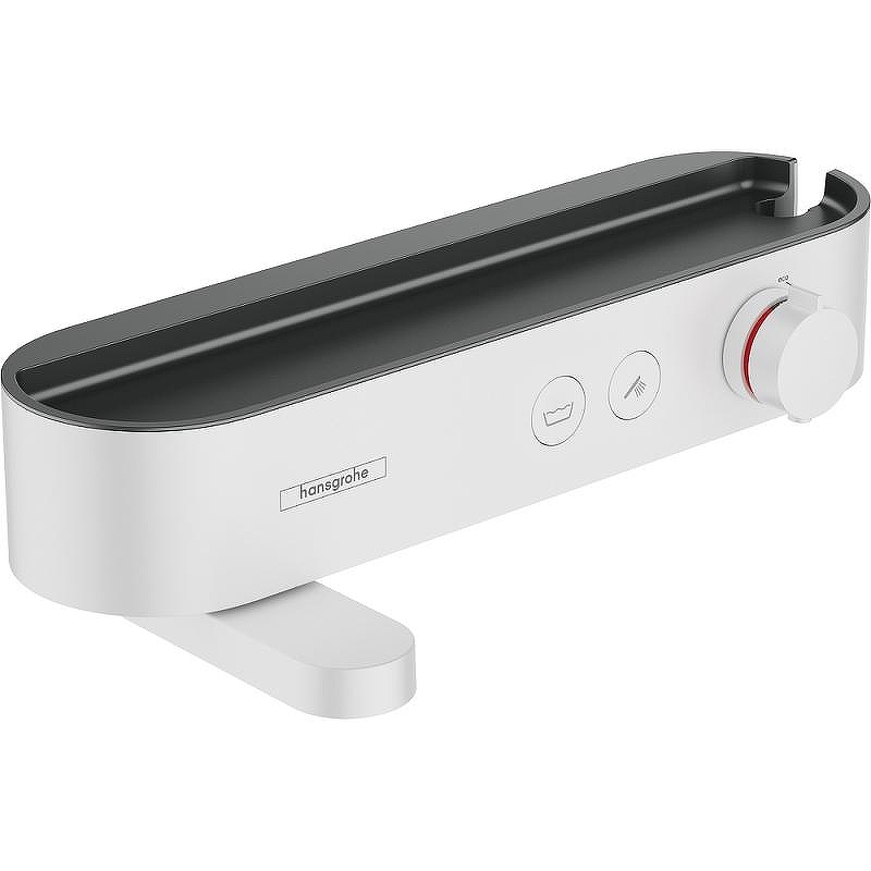 Смеситель для ванны Hansgrohe ShowerTabletSelect 400 24340700 с термостатом Белый матовый