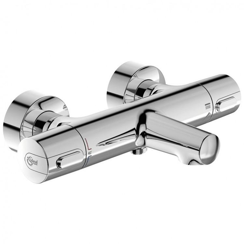 Смеситель для ванны Ideal Standard Ceratherm 100 A4624AA с термостатом цвет Хром
