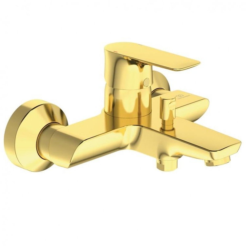 Смеситель для ванны Ideal Standard Connect Air A7033A2 цвет Brushed Gold / Золото шлифованное