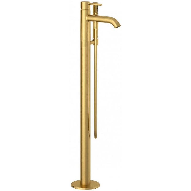 Смеситель для ванны Kludi Bozz 38590N076 Золото брашированное