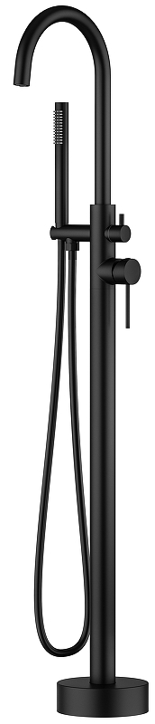 Смеситель для ванны Knotlor Eclipse SS-27/BL цвет Черный матовый