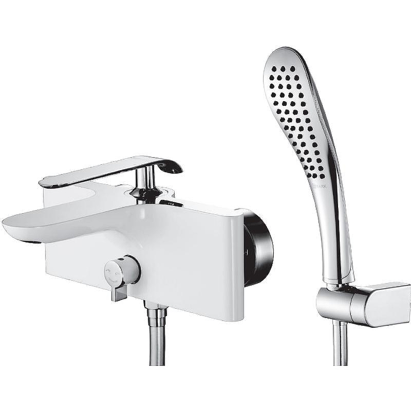 Смеситель для ванны Lemark Melange LM4914CW Белый Хром