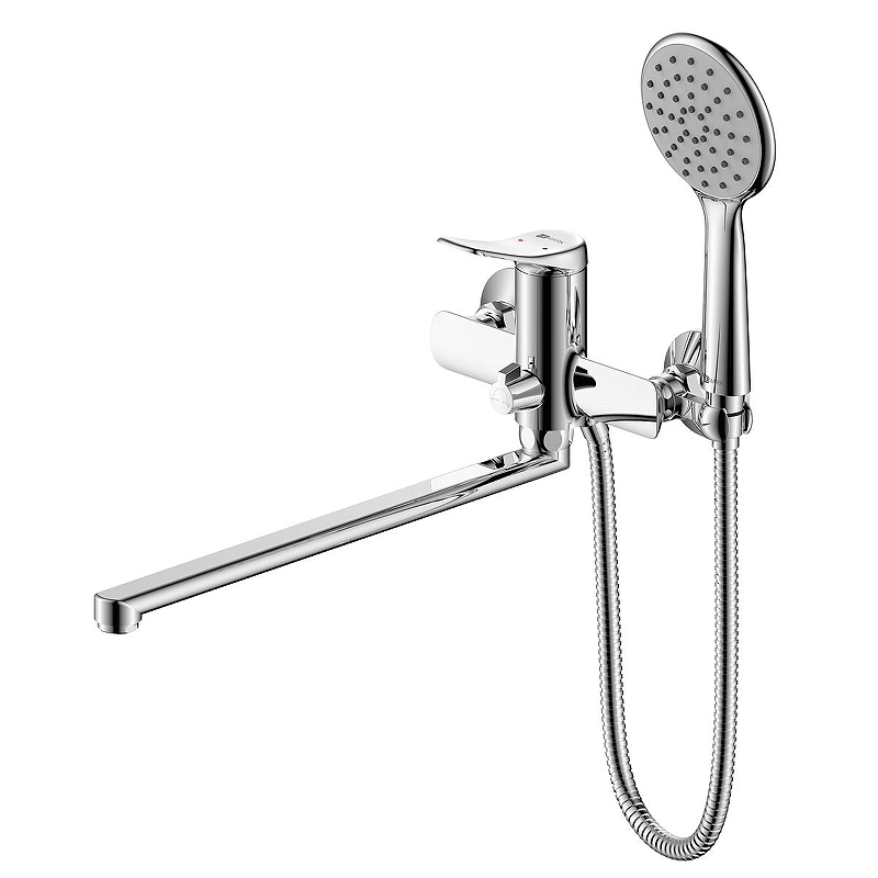 Смеситель для ванны Lemark Ortus LM11351C универсальный цвет Хром